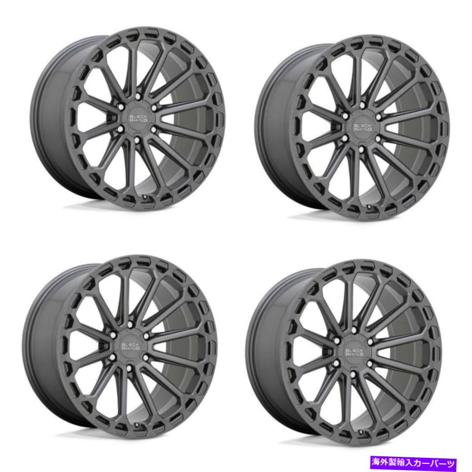 ホイール 4本セット セット4 17 "Black Rhino Kaizen Matte Gunmetal 17x9.5 6x5.5ホイール-12mmトラックリム Set 4 17" Black Rhino Kaizen Matte Gunmetal 17x9.5 6x5.5 Wheels -12mm Truck Rims【並行輸入品】|Us Custom Parts Shop USDM