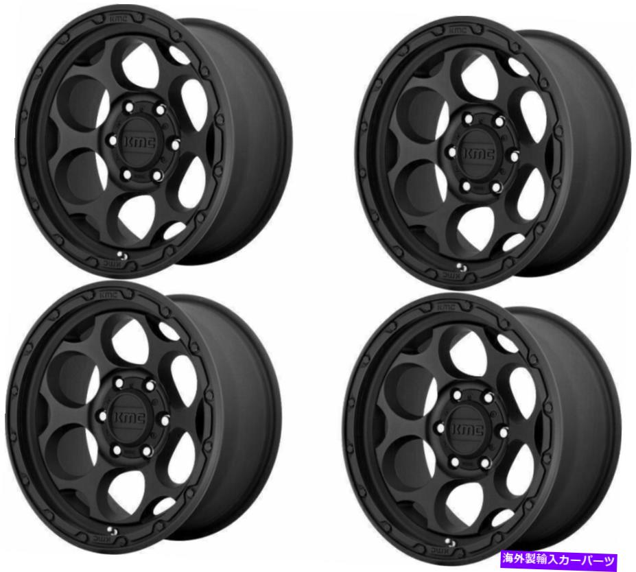 ホイール　４本セット セット4 17 "kmc km541ダーティハリーテクスチャブラック17x8.5 8x180ホイール0mmリム Set 4 17" KMC KM541 DIRTY HARRY Textured Black 17x8.5 8X180 Wheels 0mm Rim【並行輸入品】｜Us Custom Parts Shop USDM