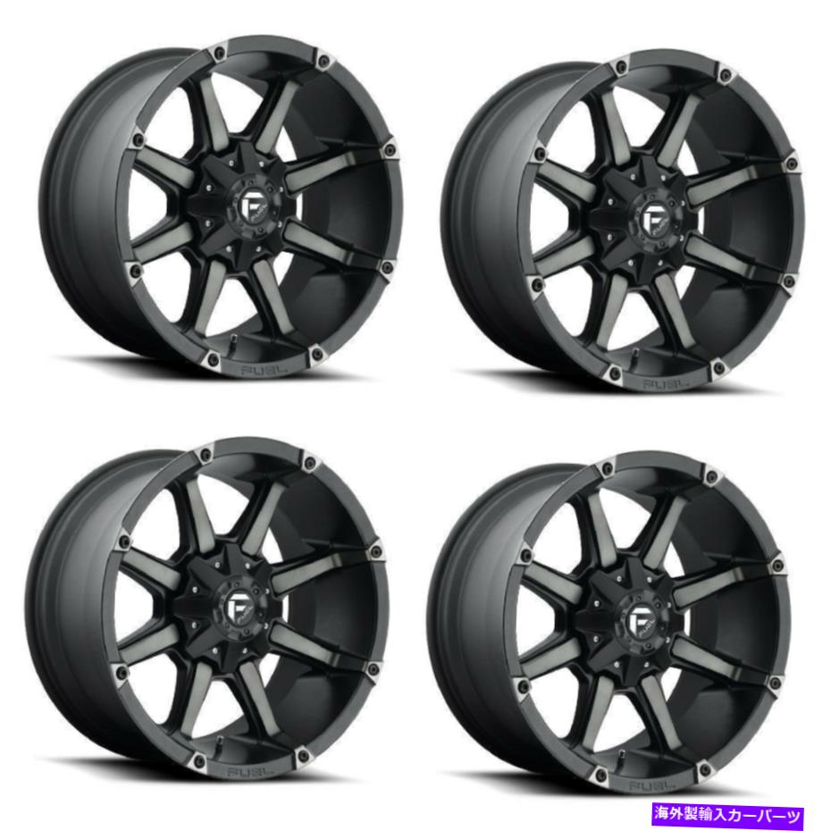 ホイール　４本セット セット4 18 "燃料カプラーD556ブラック機械加工ダークピントリム18x9 6x135 6x5.5 -12mm Set 4 18" Fuel Coupler D556 Black Machined Dark Tint Rims 18x9 6x135 6x5.5 -12mm【並行輸入品】｜Us Custom Parts Shop USDM
