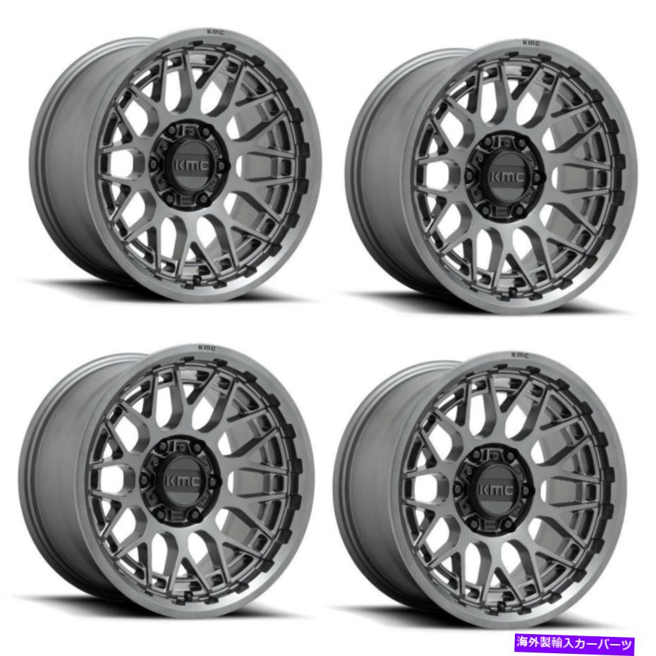 ホイール　４本セット セット4 20 "kmc km722テクニックアントラシティ20x9 6x5.5ホイール18mmリム Set 4 20" KMC KM722 TECHNIC Anthracite 20x9 6X5.5 Wheels 18mm Rim【並行輸入品】｜Us Custom Parts Shop USDM