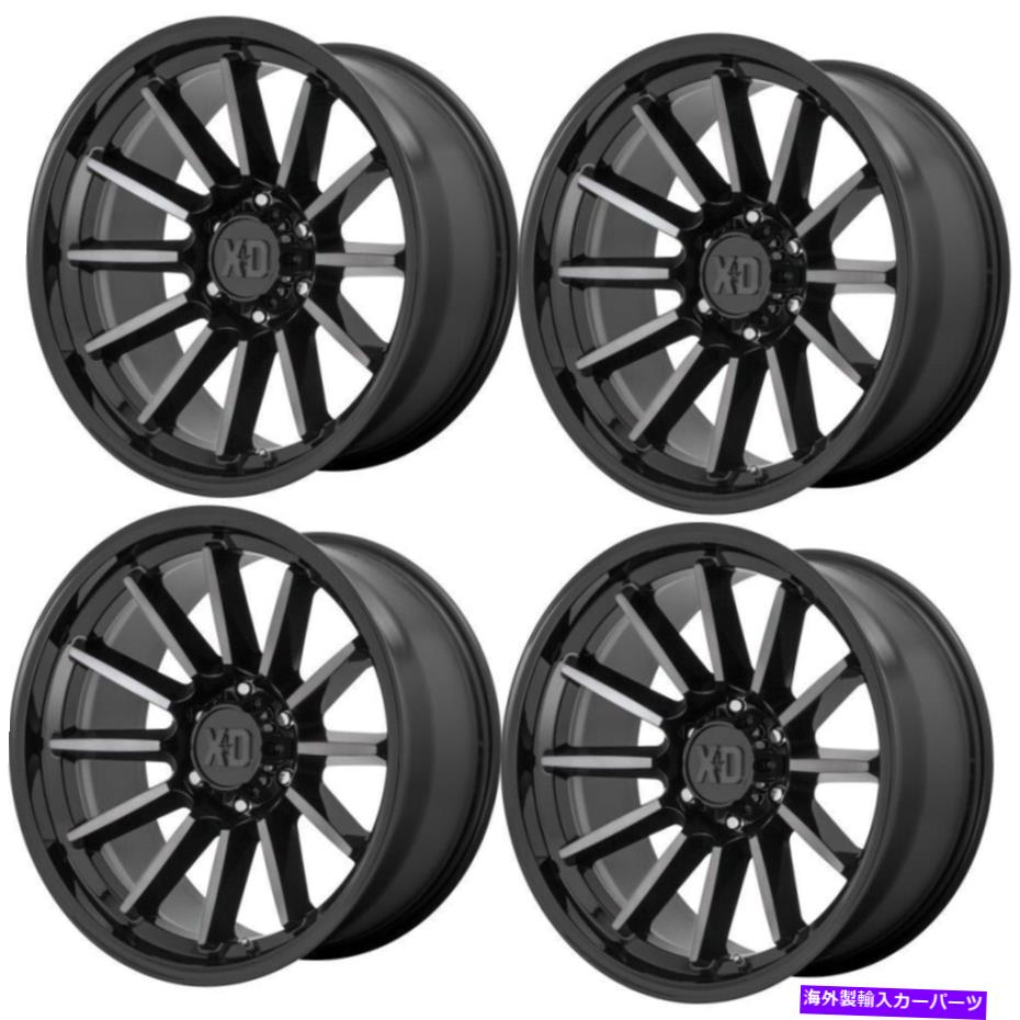 ホイール　４本セット セット4 20 "XD XD855 Luxe Gloss Black MachinedW Gray Tint 20x10 5x5.5ホイール-18mm Set 4 20" XD XD855 Luxe Gloss Black Machined w Gray Tint 20x10 5X5.5 Wheel -18mm【並行輸入品】｜Us Custom Parts Shop USDM