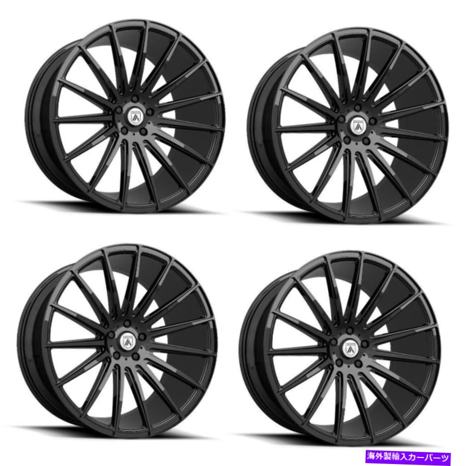 ホイール 4本セット セット4 20 "アサンティブラックABL-14ポラリスグロスブラック20x9 5x115ホイール15mmリム Set 4 20" Asanti Black ABL-14 Polaris Gloss Black 20x9 5x115 Wheels 15mm Rims【並行輸入品】|Us Custom Parts Shop USDM