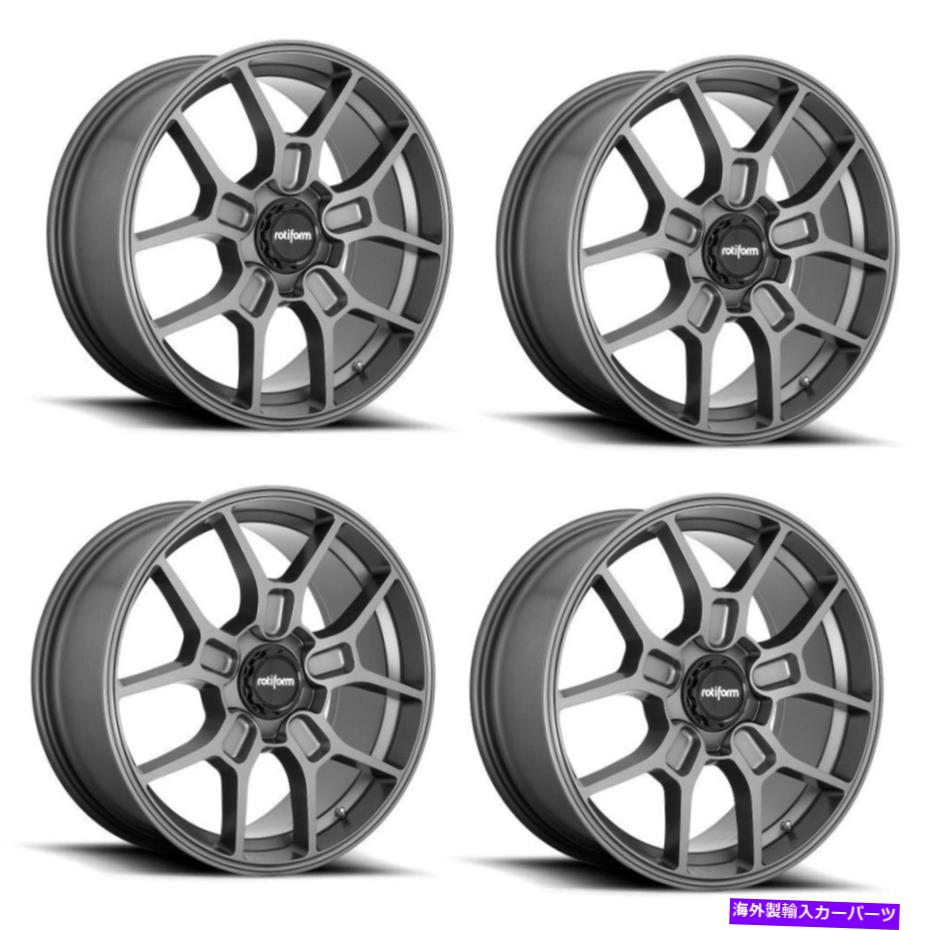 ホイール 4本セット セット4 19 "ROTIFORM 1PC R178 ZMOマットアントララサイト19x8.5 5x112ホイール45mm 5ラグ Set 4 19" Rotiform 1PC R178 ZMO Matte Anthracite 19x8.5 5x112 Wheels 45mm 5 Lug【並行輸入品】|Us Custom Parts Shop USDM