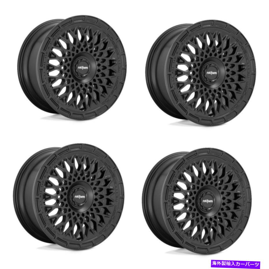 ホイール 4本セット セット4 19 "ROTIFILAT 1PC R174 LHR-Mマットブラック19x8.5 5x4.25 / 5x4.5ホイール45mm Set 4 19" Rotiform 1PC R174 LHR-M Matte Black 19x8.5 5x4.25 / 5x4.5 Wheels 45mm【並行輸入品】|Us Custom Parts Shop USDM