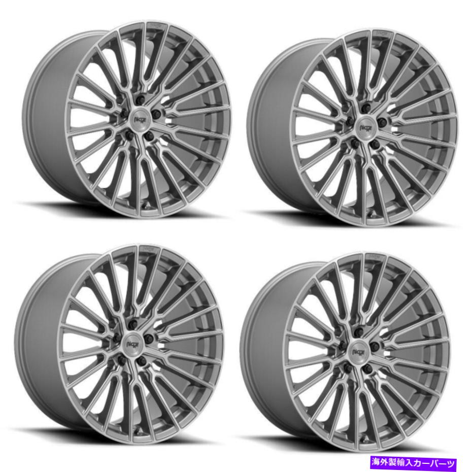 ホイール　４本セット セット4 20 "ニッチ1PC M251プレミオプラチナ20x10.5 5x112ホイール40mmリム Set 4 20" Niche 1PC M251 PREMIO Platinum 20x10.5 5X112 Wheels 40mm Rim【並行輸入品】｜Us Custom Parts Shop USDM
