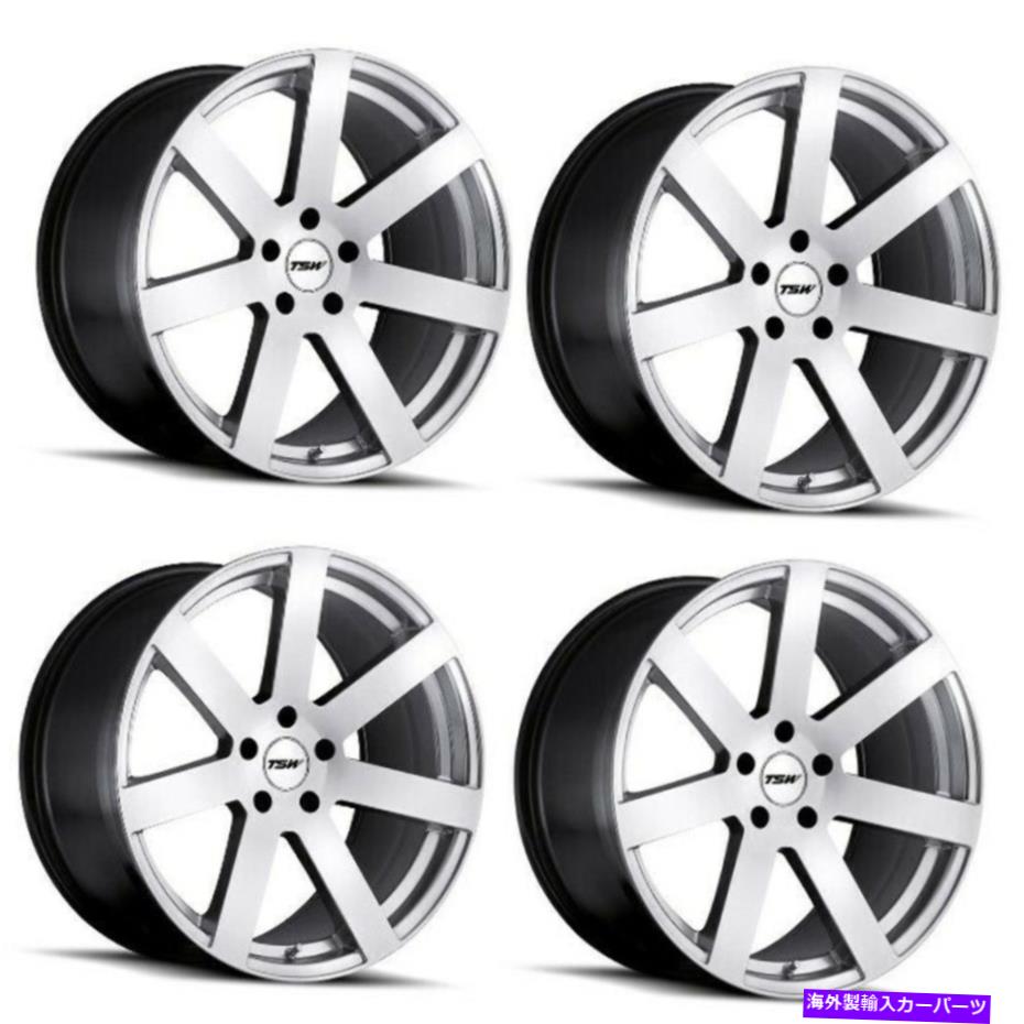 ホイール　４本セット セット4 19 "TSWバルド19x9.5ハイパーシルバー5x4.5ホイール20mmジープフォードリム Set 4 19" TSW Bardo 19x9.5 Hyper Silver 5x4.5 Wheels 20mm For Jeep Ford Rims【並行輸入品】｜Us Custom Parts Shop USDM