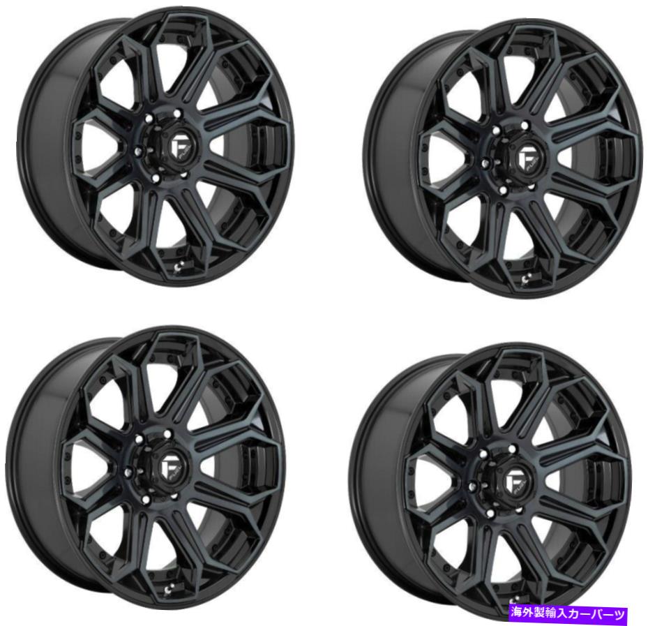 ホイール 4本セット セット4 20 "燃料1PC D704包囲機械加工ダブルダークピント20x9 5x5.5ホイール20mm Set 4 20" Fuel 1PC D704 Siege Machined Double Dark Tint 20x9 5X5.5 Wheels 20mm【並行輸入品】|Us Custom Parts Shop USDM