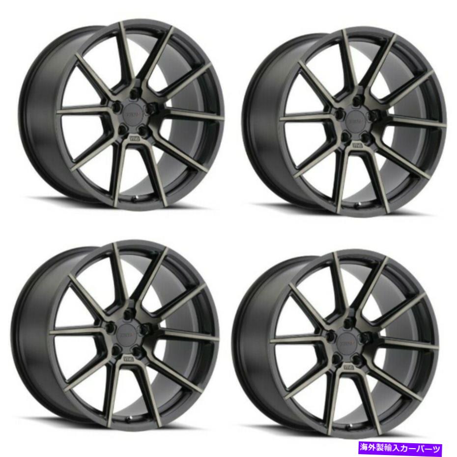 ホイール　４本セット セット4 20 "TSWクロノマットブラックW/マシンフェイス20x9 5x120ホイール15mmリム Set 4 20" TSW CHRONO MATTE BLACK W/ MACHINE FACE 20x9 5X120 Wheels 15mm Rim【並行輸入品】｜Us Custom Parts Shop USDM 355,460円