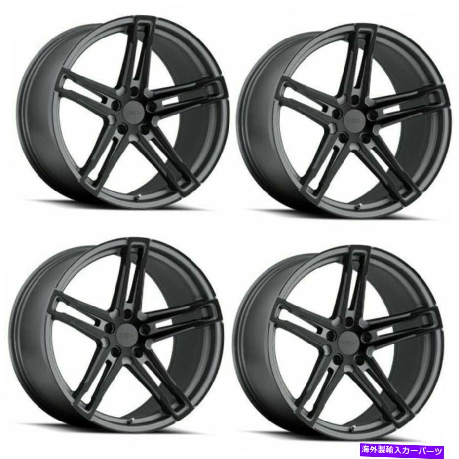 ホイール 4本セット セット4 18 "TSWメカニカ18x9.5マットガンメタルw/黒顔5x112ホイール50mm Set 4 18" TSW Mechanica 18x9.5 Matte Gunmetal w/ Black Face 5x112 Wheels 50mm【並行輸入品】|Us Custom Parts Shop USDM