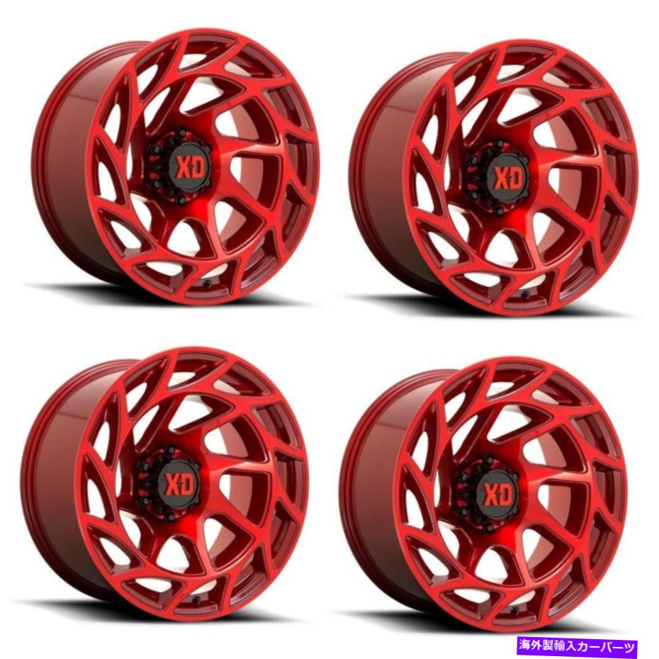 ホイール　４本セット セット4 20 "XD XD860 Onslaught Candy Red 20x9 6x135ホイール0mm Rim Ford Lincoln Set 4 20" XD XD860 Onslaught Candy Red 20x9 6X135 Wheels 0mm Rim Ford Lincoln【並行輸入品】｜Us Custom Parts Shop USDM