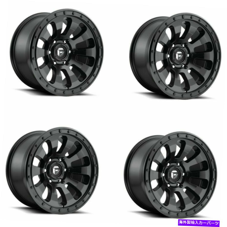 ホイール　４本セット セット4 20 "燃料D630戦術20x9マットブラック5x5.5ホイール +1mmトラックリム Set 4 20" Fuel D630 Tactic 20x9 Matte Black 5x5.5 Wheels +1mm Truck RIms【並行輸入品】｜Us Custom Parts Shop USDM