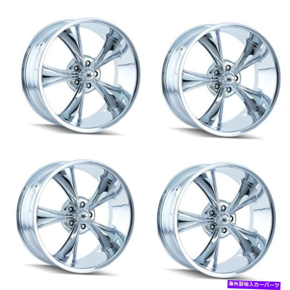 ホイール　４本セット セット4 18 "リドラー695クロムホイール18x9.5 5x5トラックリム6mm Set 4 18" Ridler 695 Chrome Wheels 18x9.5 5x5 Truck Rims 6mm【並行輸入品】｜Us Custom Parts Shop USDM