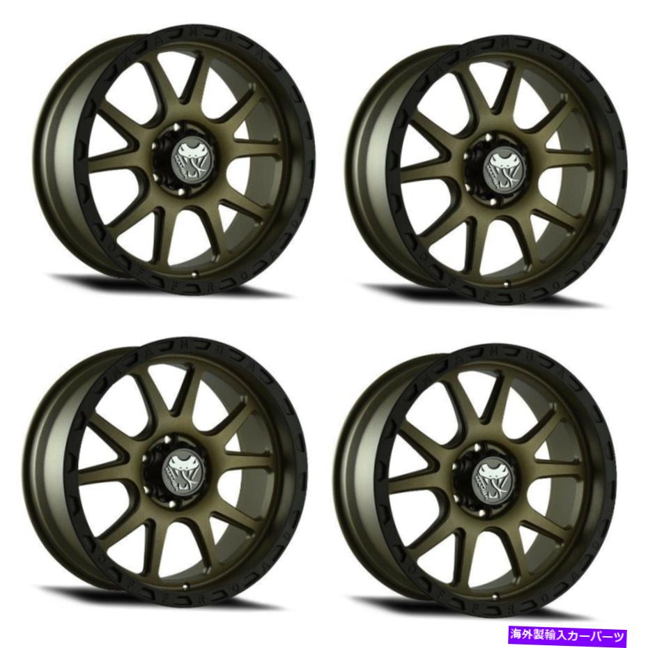 ホイール 4本セット セット4 20 "MAMBA 599BZ M27 20x9 5x150マットブロンズw/ブラックリップホイール12mmリム Set 4 20" Mamba 599BZ M27 20x9 5x150 Matte Bronze w/ Black Lip Wheels 12mm Rims【並行輸入品】|Us Custom Parts Shop USDM