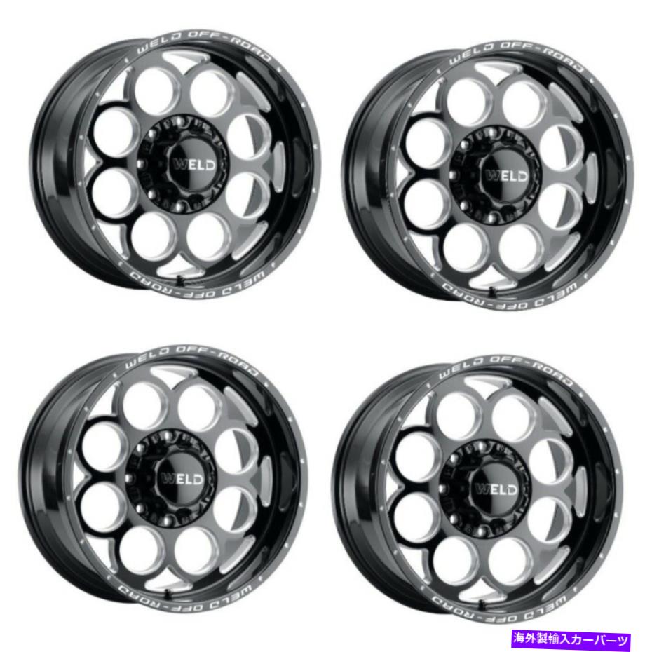ホイール 4本セット セット4 20 "溶接オフロードレドンド20x12グロスブラックミリング6x135/6x5.5 -44mmリム Set 4 20" WELD Off-Road Redondo 20x12 Gloss Black Milled 6x135/6x5.5 -44mm Rims【並行輸入品】|Us Custom Parts Shop USDM