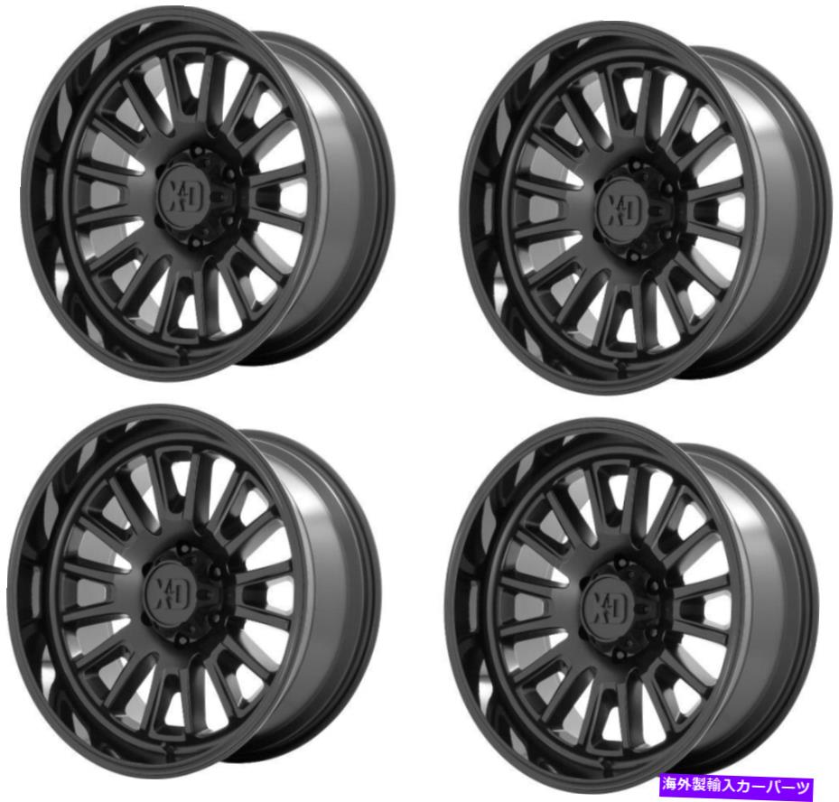 ホイール 4本セット セット4 20 "XD XD864ローバーサテンブラックWグロスブラックリップ20x9 6x135ホイール0mmリム Set 4 20" XD XD864 Rover Satin Black w Gloss Black Lip 20x9 6x135 Wheels 0mm Rim【並行輸入品】|Us Custom Parts Shop USDM