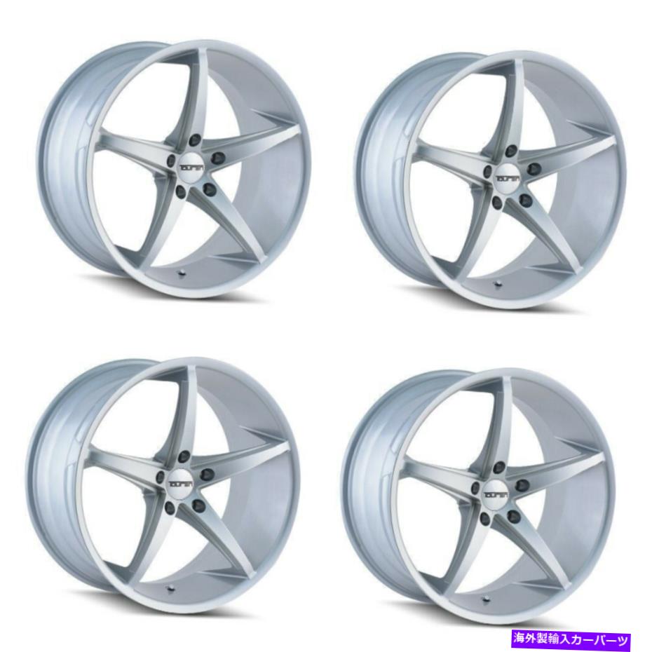 ホイール　４本セット セット4 18 "Touren TR70シルバーミリングスポークホイール18x8 5x120リム20mm Set 4 18" Touren TR70 Silver Milled Spokes Wheels 18x8 5x120 Rims 20mm【並行輸入品】｜Us Custom Parts Shop USDM