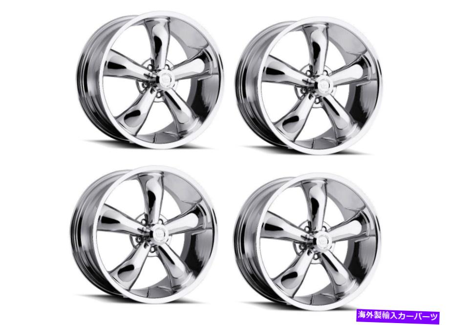 ホイール 4本セット セット4 20 "ビジョンアメリカ筋肉142レジェンドクロムホイール20x9.5 5x115リム12mm Set 4 20" Vision American Muscle 142 Legend Chrome Wheels 20x9.5 5x115 Rims 12mm【並行輸入品】|Us Custom Parts Shop USDM