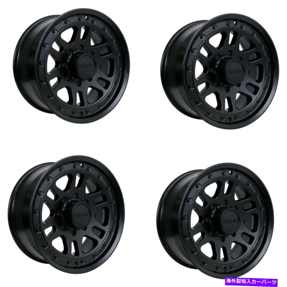 ホイール 4本セット セット4 17 "Tremor 105シェーカーサテンブラックホイール17x8.5 6x135 0mmトラックSUVリム Set 4 17" Tremor 105 Shaker Satin Black Wheels 17x8.5 6x135 0mm Truck Suv Rims【並行輸入品】|Us Custom Parts Shop USDM