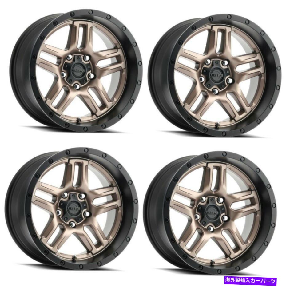 ホイール　４本セット セット4 20 "Ultra 258bz Prowler Truck20x9 5x5.5ダークサテンブロンズホイール-12mm Set 4 20" Ultra 258BZ Prowler Truck 20x9 5x5.5 Dark Satin Bronze Wheels -12mm【並行輸入品】｜Us Custom Parts Shop USDM
