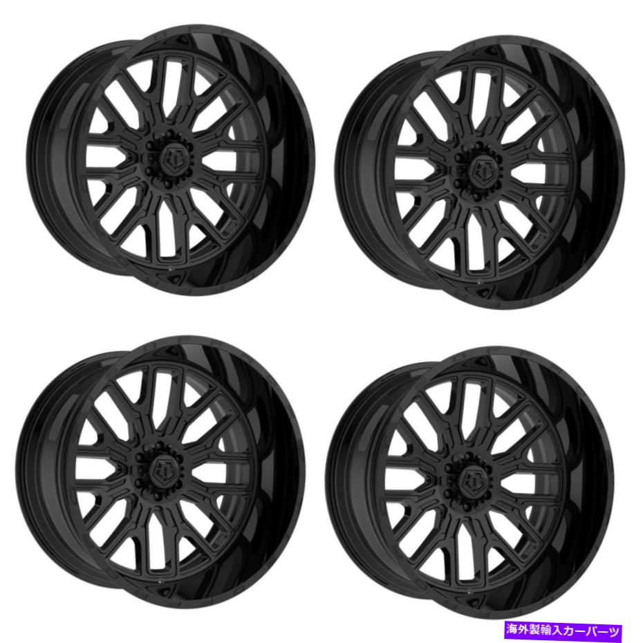 ホイール 4本セット セット4 20 "TIS 560B 20x10 8x170グロスブラックw/リップロゴホイール-19mmリフトリム Set 4 20" TIS 560B 20x10 8x170 Gloss Black w/ Lip Logo Wheels -19mm Lifted Rims【並行輸入品】|Us Custom Parts Shop USDM