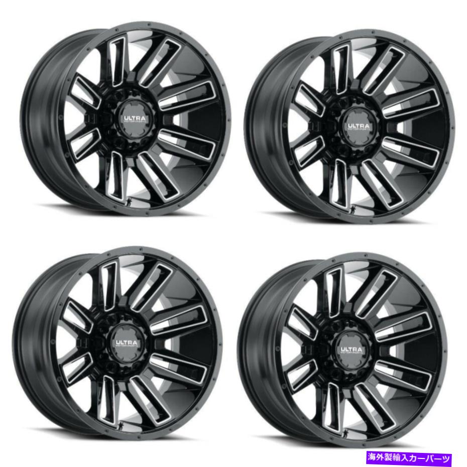 ホイール 4本セット セット4 18 "ウルトラ236bmアポカリプス18x9 6x135 6x5.5グロスブラックホイール1mmリム Set 4 18" Ultra 236BM Apocalypse 18x9 6x135 6x5.5 Gloss Black Wheels 1mm Rims【並行輸入品】|Us Custom Parts Shop USDM