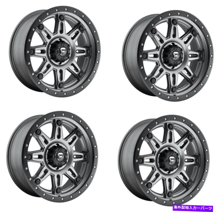 ホイール　４本セット セット4 20 "燃料人質III D568ガンメタルホイール20x9 6x5.5 +01mmリフトトラック Set 4 20" Fuel Hostage III D568 Gunmetal Wheels 20x9 6x5.5 +01mm Lifted Truck【並行輸入品】｜Us Custom Parts Shop USDM
