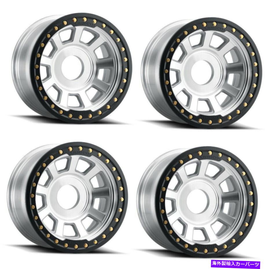 ホイール　４本セット セット4 17 "ビジョンオフロード350 ojos機械加工ホイール17x9 6x5.5リム-40mm Set 4 17" Vision Off-Road 350 Ojos Machined Wheels 17x9 6x5.5 Rims -40mm【並行輸入品】｜Us Custom Parts Shop USDM