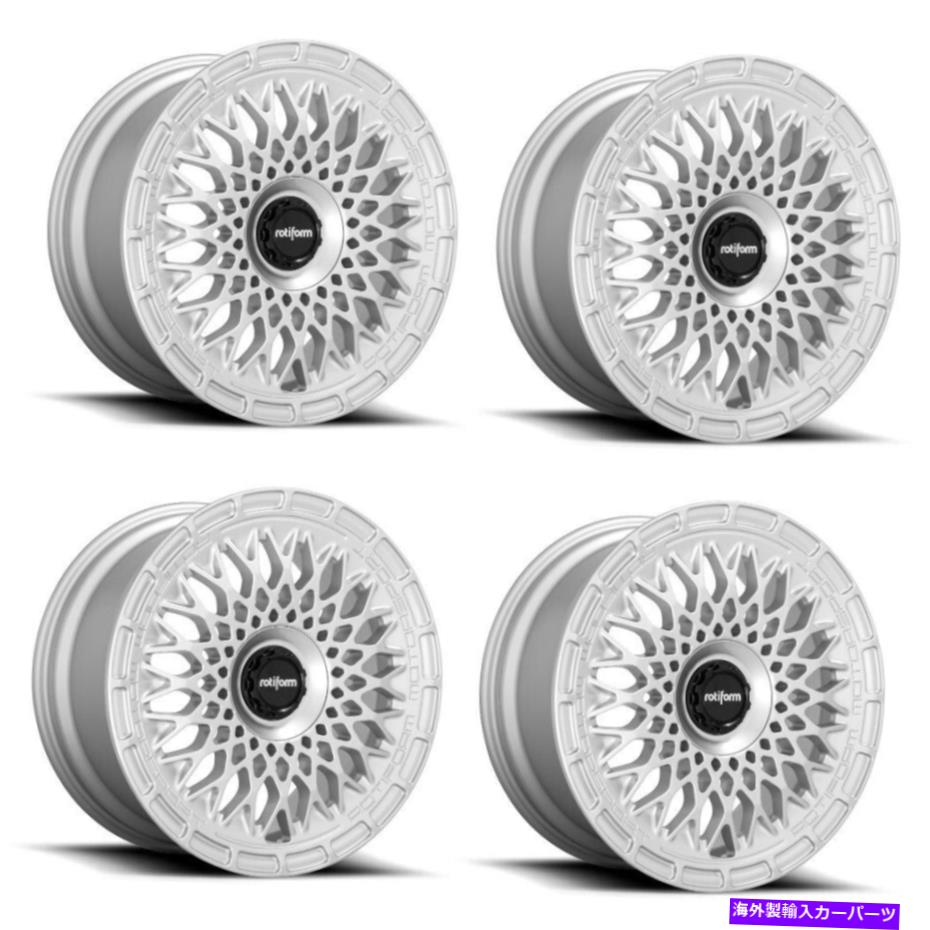 ホイール 4本セット セット4 19 "ROTIFORM 1PC R176 LHR-Mシルバー19x8.5 5x112ホイール35mmリム5ラグ Set 4 19" Rotiform 1PC R176 LHR-M Silver 19x8.5 5x112 Wheels 35mm Rim 5 Lug【並行輸入品】|Us Custom Parts Shop USDM