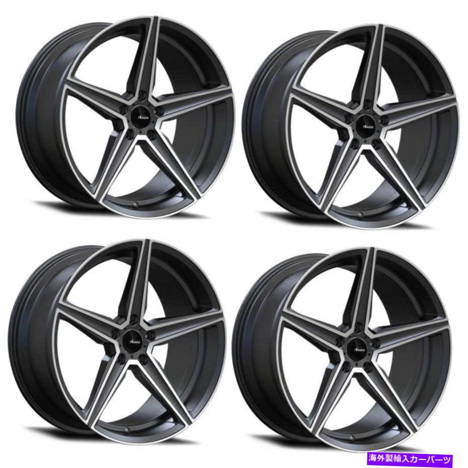 ホイール　４本セット セット4 19 "Advanti Racing 87mg Cammino 19x9.5 5x120 Gunmetal機械加工ホイール45mm Set 4 19" Advanti Racing 87MG Cammino 19x9.5 5x120 Gunmetal Machined Wheels 45mm【並行輸入品】｜Us Custom Parts Shop USDM