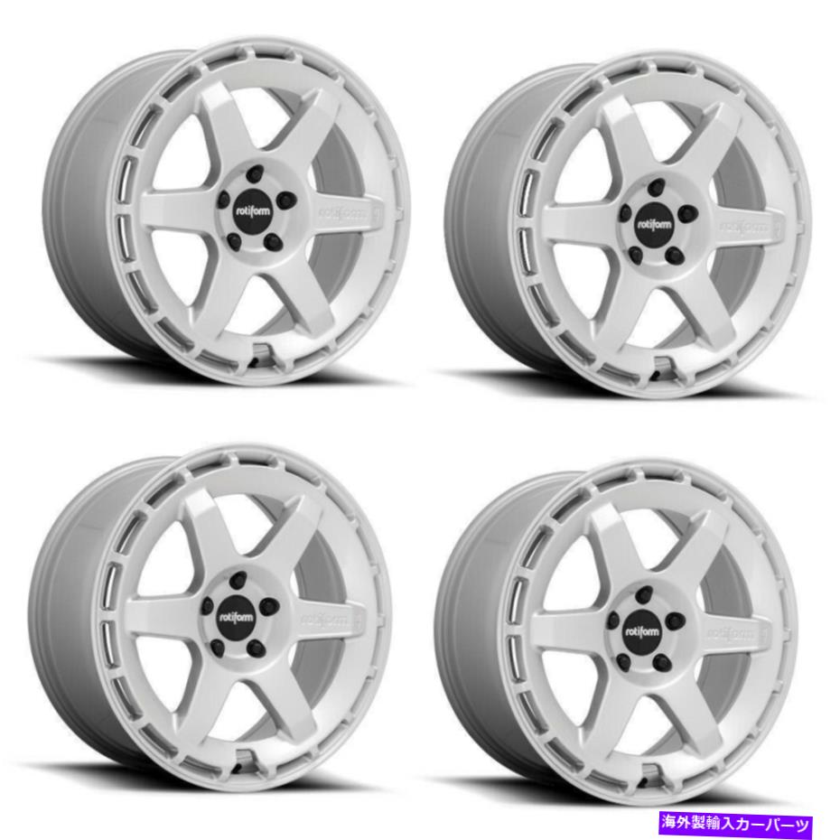 ホイール　４本セット セット4 19 "Rotiform R184 KB1 19x8.5グロスシルバーホイール5x112ホイール45mmリム5ラグ Set 4 19" Rotiform R184 KB1 19x8.5 Gloss Silver Wheel 5x112 Wheel 45mm Rim 5 Lug【並行輸入品】｜Us Custom Parts Shop USDM