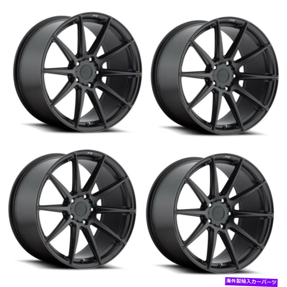 ホイール　４本セット セット4 21 "ニッチ1PC M147エッセンマットブラック21x10.5 5x130ホイール45mmリム Set 4 21" Niche 1PC M147 ESSEN MATTE BLACK 21x10.5 5X130 Wheels 45mm Rim【並行輸入品】｜Us Custom Parts Shop USDM