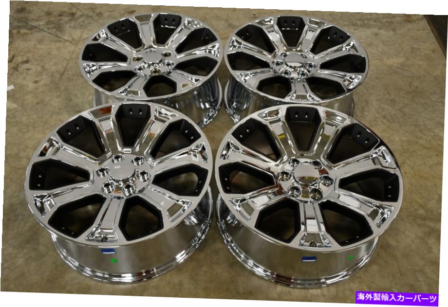ホイール　４本セット セット4 22x9 OE Con??cepts 113 Chrome w/Matteブラックアクセントホイール6-139.7リム Set 4 22x9 OE Concepts 113 Chrome W/Matte Black Accents Wheels 6-139.7 Rims【並行輸入品】