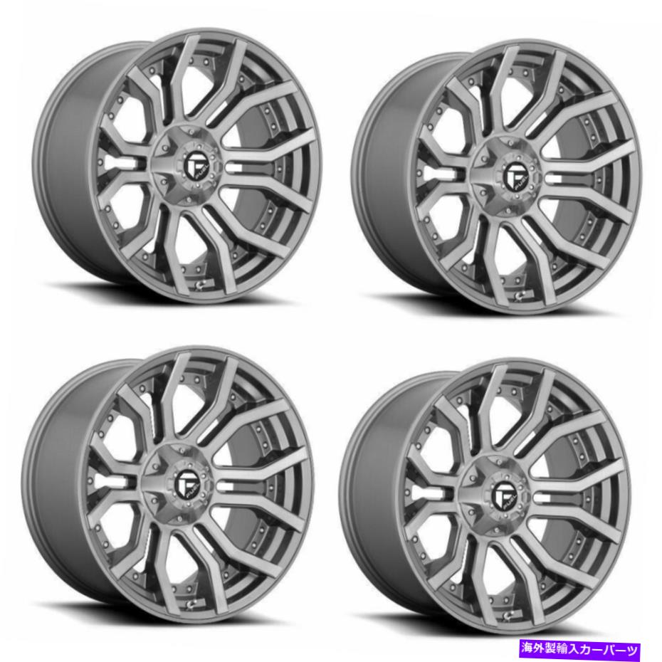ホイール 4本セット セット4 24 "Fuel D713 Rage Platinum 24x12 Gunmetal Tinted Clear 8x6.5 Wheels -44mm Set 4 24" Fuel D713 Rage Platinum 24x12 Gunmetal Tinted Clear 8X6.5 Wheels -44mm【並行輸入品】|Us Custom Parts Shop USDM