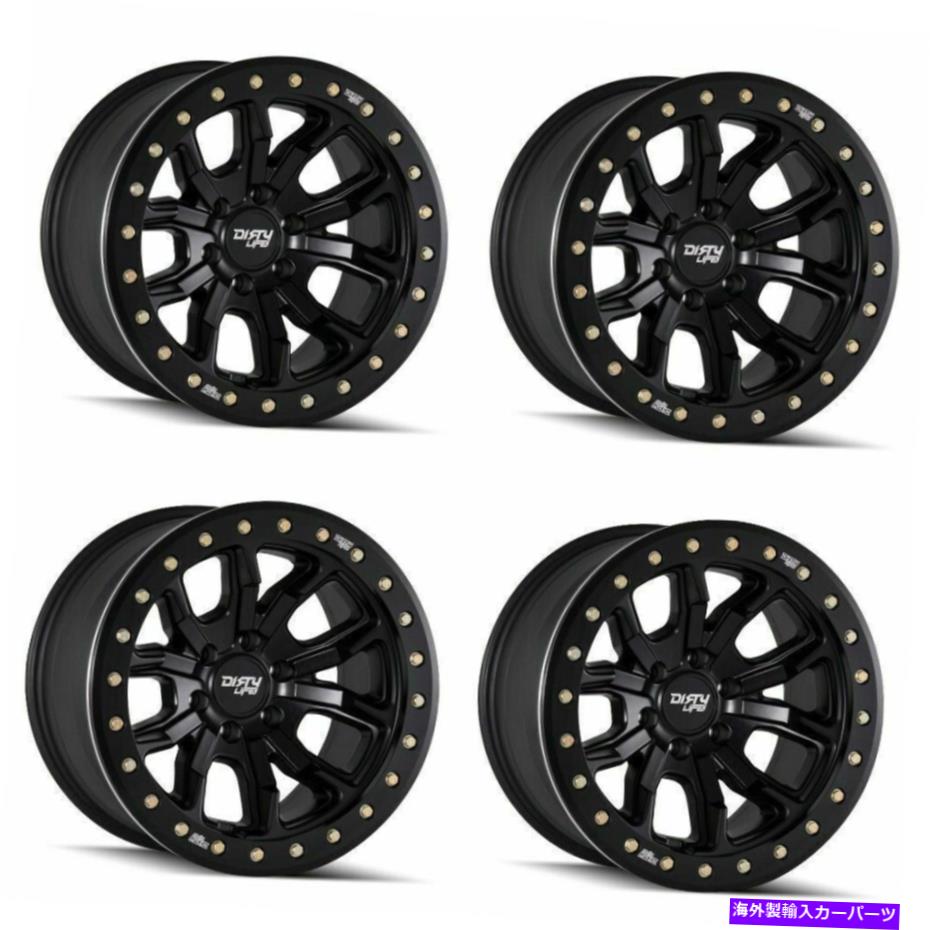ホイール 4本セット セット4 17 "ダーティライフDT -1ガンメタルホイール17x9 5x4.5 -12mmリム Set 4 17" Dirty Life DT-1 Gunmetal Wheels 17x9 5x4.5 -12mm Rims【並行輸入品】|Us Custom Parts Shop USDM