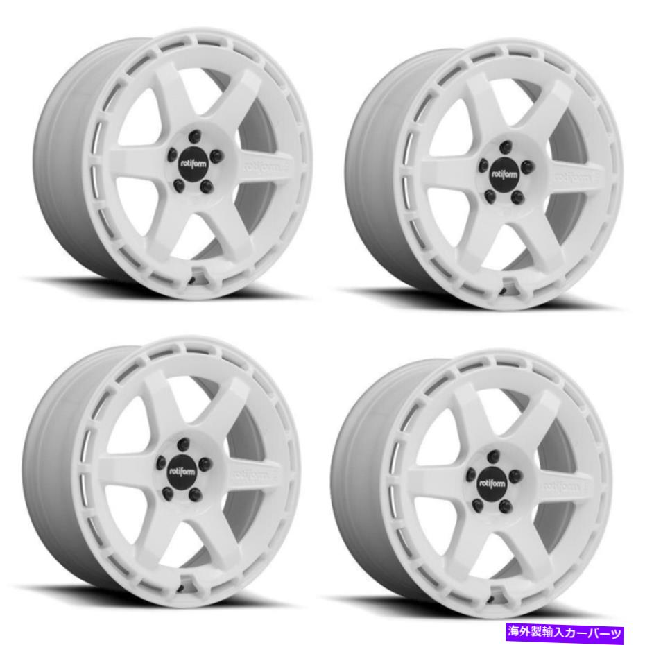ホイール　４本セット セット4 19 "ROTIFORM 1PC R183 KB1グロスホワイト19x8.5 5x4.25ホイール42mmリム5ラグ Set 4 19" Rotiform 1PC R183 KB1 Gloss White 19x8.5 5x4.25 Wheels 42mm Rim 5 Lug【並行輸入品】｜Us Custom Parts Shop USDM