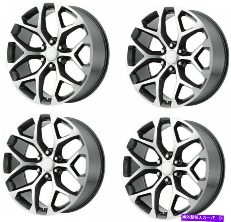 ホイール　４本セット セット4 26 "OE Creations PR176ガンメタル機械加工26x10 6x5.5ホイール24mmリム Set 4 26" OE Creations PR176 Gunmetal Machined 26x10 6X5.5 Wheels 24mm Rims【並行輸入品】｜Us Custom Parts Shop USDM 418,622円