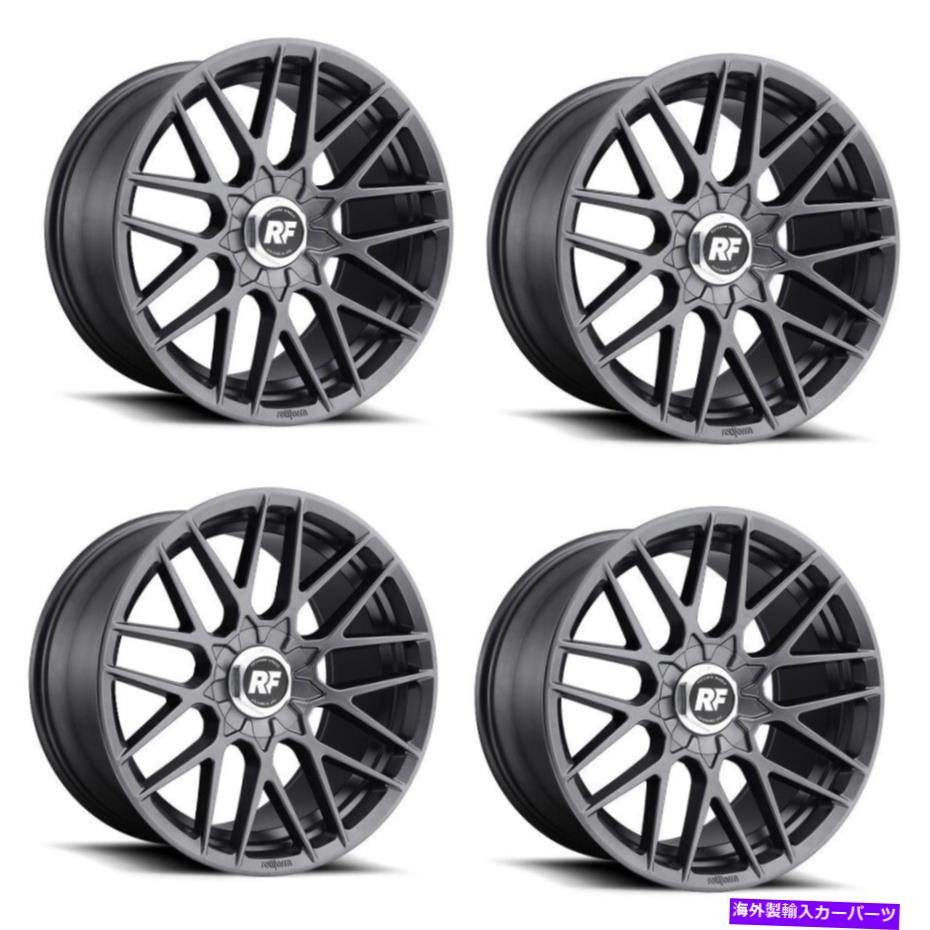ホイール　４本セット セット4 19 "ROTIFORM 1PC R141 RSEマットアントララサイト19x10 5x4.25 / 5x4.5ホイール35mm Set 4 19" Rotiform 1PC R141 RSE Matte Anthracite 19x10 5x4.25 / 5x4.5 Wheel 35mm【並行輸入品】｜Us Custom Parts Shop USDM 368,082円
