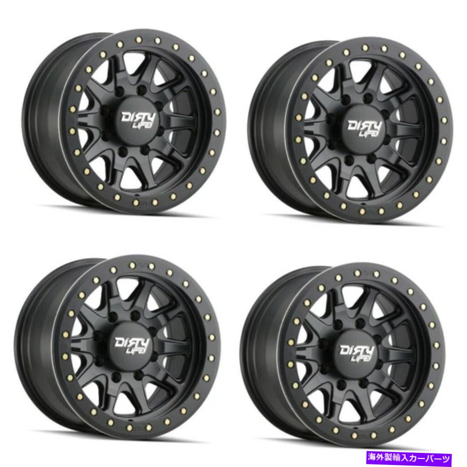 ホイール 4本セット セット4 20 "ダーティライフDT-2マットブラックWシミュレーションリングホイール20x9 6x135リム12mm Set 4 20" Dirty Life DT-2 Matte Black w Simulated Ring Wheel 20x9 6x135 Rim 12mm【並行輸入品】|Us Custom Parts Shop USDM