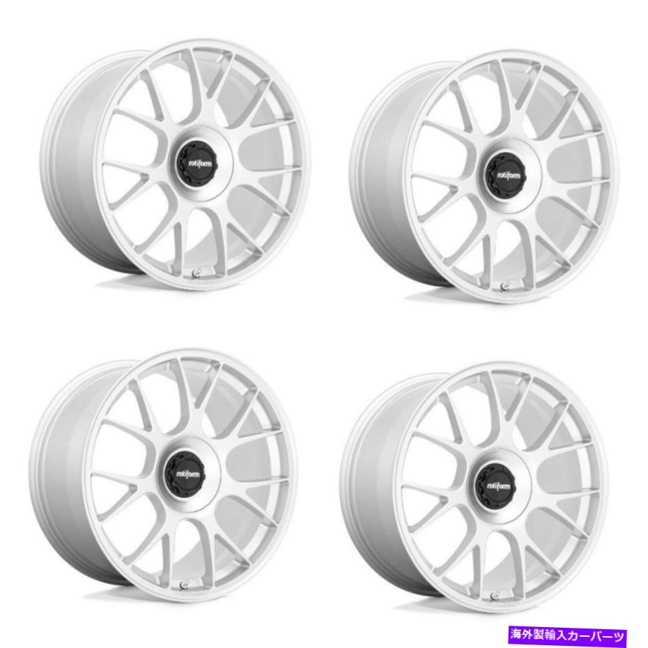 ホイール　４本セット セット4 19 "ROTIFORM 1PC R902 TUF GLOSS SILVER 19x9.5 5x112ホイール22mmリム Set 4 19" Rotiform 1PC R902 TUF Gloss Silver 19x9.5 5X112 Wheels 22mm Rim【並行輸入品】｜Us Custom Parts Shop USDM
