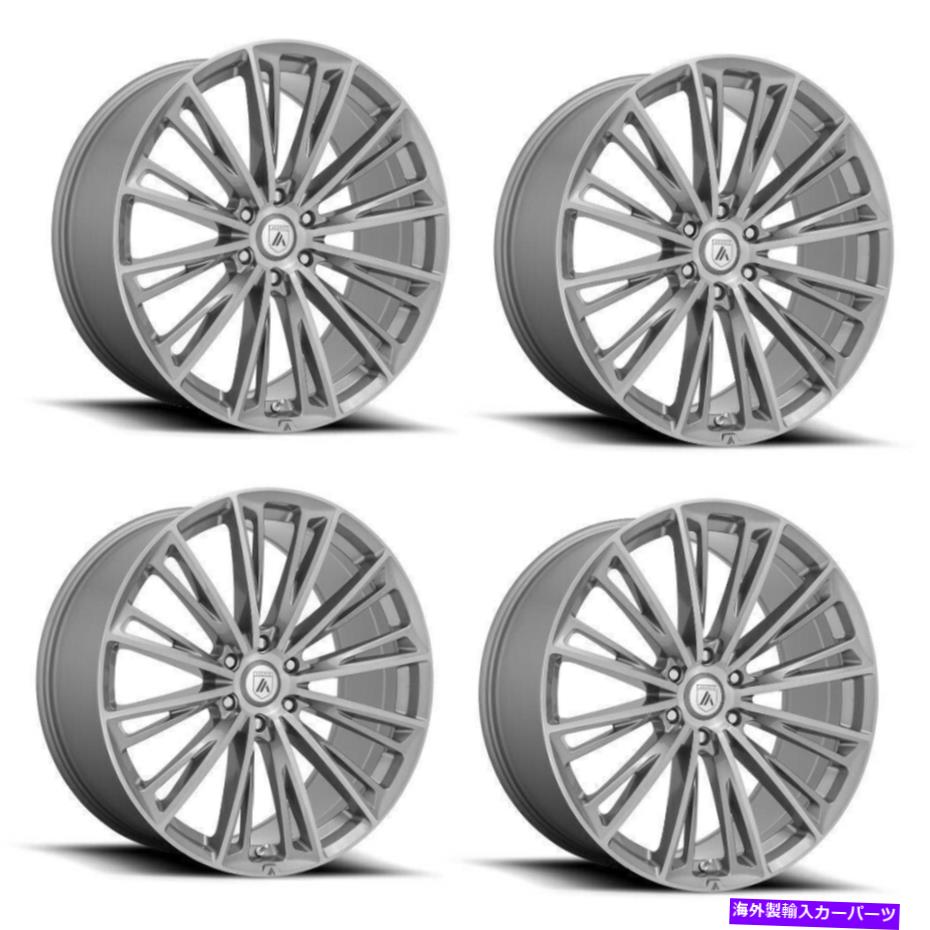 ホイール 4本セット セット4 20 "アサンティブラックabl30コロナ20x10.5チタンブラシ5x4.5ホイール38mm Set 4 20" Asanti Black ABL30 Corona 20x10.5 Titanium Brushed 5x4.5 Wheels 38mm【並行輸入品】|Us Custom Parts Shop USDM