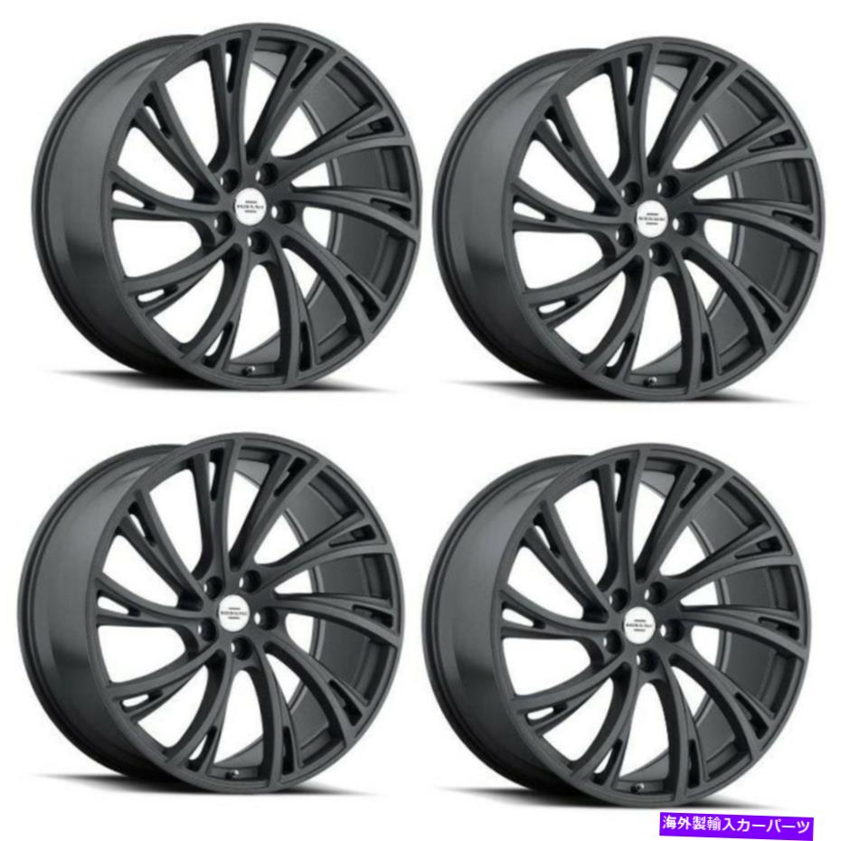 ホイール 4本セット セット4 22 "レッドボーンノーブル22x10マットガンメタル5x120ランドローバーホイール37mm Set 4 22" Redbourne Noble 22x10 Matte Gunmetal 5x120 For Land Rover Wheels 37mm【並行輸入品】|Us Custom Parts Shop USDM