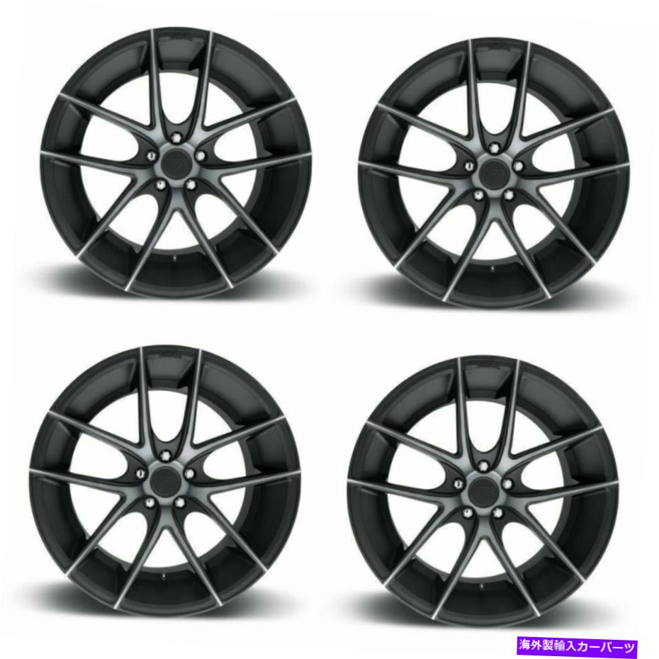 ホイール 4本セット セット4 20 "ニッチM130タルガ20x8.5マットブラックDDT 5x4.25ホイール40mmリム Set 4 20" Niche M130 Targa 20x8.5 Matte Black DDT 5X4.25 Wheels 40mm Rims【並行輸入品】|Us Custom Parts Shop USDM