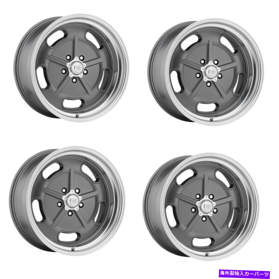 ホイール　４本セット セット4 22 "アメリカンレーシングVN511塩フラットグレーダイヤモンドカットリップ22x10.5 5x4.75 0m Set 4 22" American Racing VN511 SALT FLAT Gray Diamond Cut Lip 22x10.5 5X4.75 0m【並行輸入品】｜Us Custom Parts Shop USDM