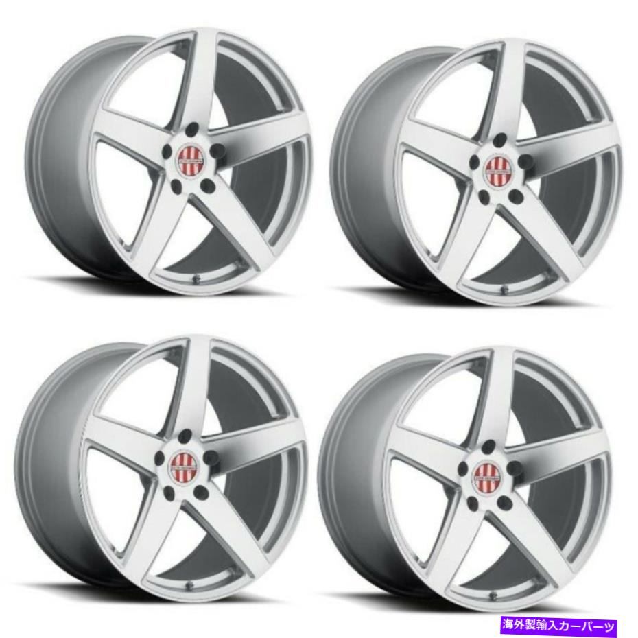 ホイール 4本セット セット4 19 "ビクター機器バーデン19x11シルバーw/ミラーカットフェイス5x130 55mmリム Set 4 19" Victor Equipment Baden 19x11 Silver w/ Mirror Cut Face 5x130 55mm Rims【並行輸入品】|Us Custom Parts Shop USDM