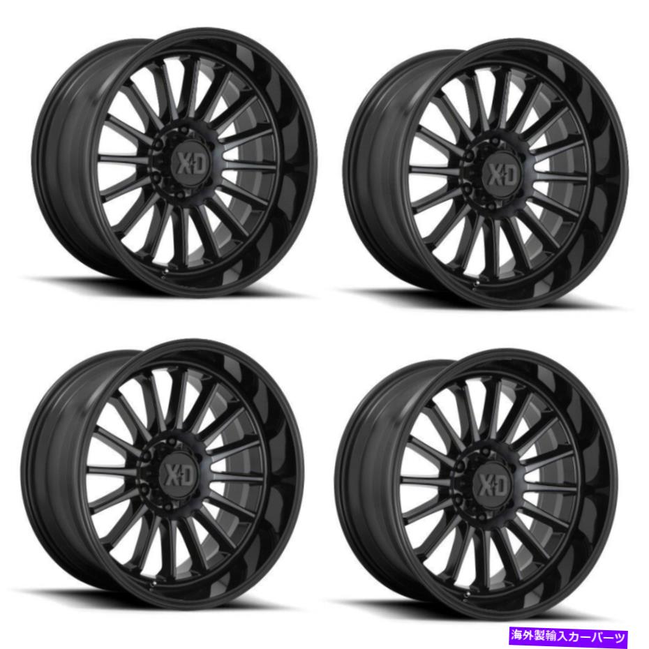 ホイール 4本セット セット4 20 "XD XD857鞭毛グロスブラック灰色の色合い20x9 6x135ホイール0mmリム Set 4 20" XD XD857 Whiplash Gloss Black With Gray Tint 20x9 6X135 Wheels 0mm Rim【並行輸入品】|Us Custom Parts Shop USDM