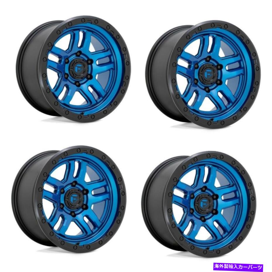 ホイール　４本セット セット4 20 "燃料1PC D790弾薬青色の唇唇20x10 6x135ホイール-18mmリム Set 4 20" Fuel 1PC D790 Ammo Blue With Black Lip 20x10 6X135 Wheels -18mm Rim【並行輸入品】｜Us Custom Parts Shop USDM