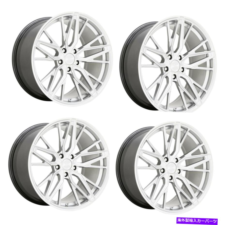 ホイール　４本セット セット4 20 "XOチューリッヒハイパーシルバーミラーカットフェイス20x10.5 5x112ホイール42mmリム Set 4 20" XO Zurich Hyper Silver Mirror Cut Face 20x10.5 5x112 Wheels 42mm Rims【並行輸入品】｜Us Custom Parts Shop USDM