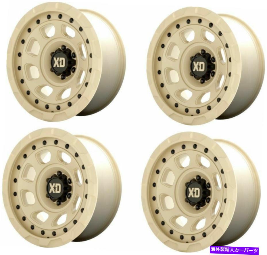 ホイール　４本セット セット4 20 "XD XD861ストーム20x10砂6x135ホイール-18mmリムフォードリンカーンリフト Set 4 20" XD XD861 Storm 20x10 Sand 6X135 Wheels -18mm Rims Ford Lincoln Lifted【並行輸入品】｜Us Custom Parts Shop USDM