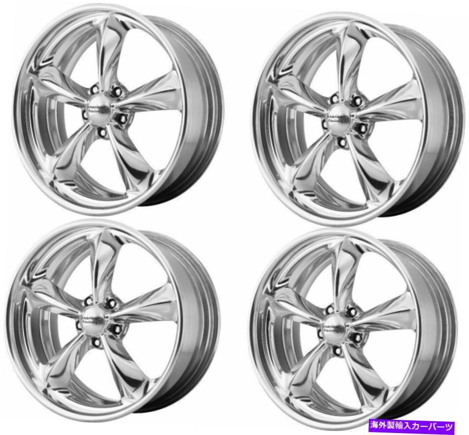 ホイール 4本セット セット4 17 "アメリカンレーシングヴィンテージVN425 TORQスラストSL 17x8ポリッシュ5x4.5 0mm Set 4 17" American Racing Vintage VN425 Torq Thrust SL 17x8 Polished 5X4.5 0mm【並行輸入品】|Us Custom Parts Shop USDM