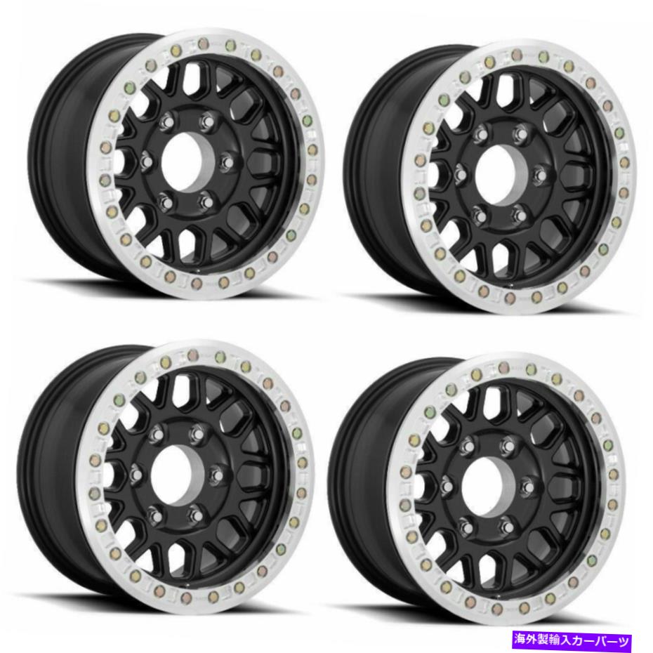 ホイール　４本セット セット4 17 "kmc km234グレネードデザート17x8.5サテンブラック8x6.5トラックホイール0mm Set 4 17" KMC KM234 Grenade Desert 17x8.5 Satin Black 8X6.5 Truck Wheels 0mm【並行輸入品】｜Us Custom Parts Shop USDM